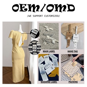 <span class=keywords><strong>Robe</strong></span> de soirée sirène élégante sur mesure, <span class=keywords><strong>longue</strong></span>, sans manches, en satin et dentelle, unie, respirante, tissée, ODM XL - Product Image 2