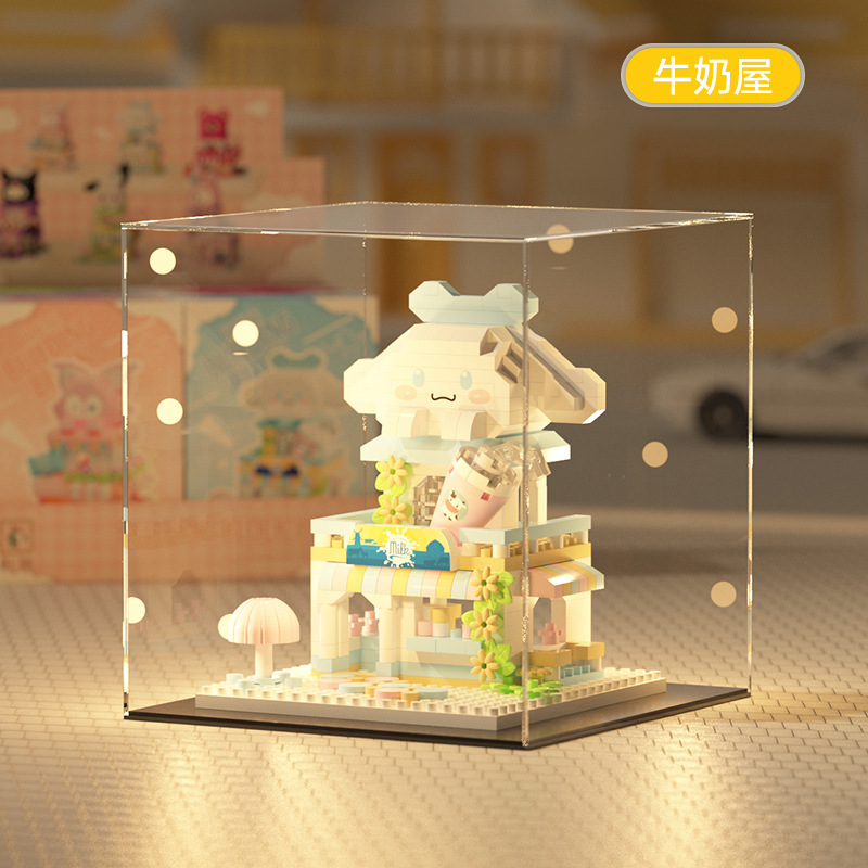 M3216-milk house-color box packaging-acrylic-decorative light