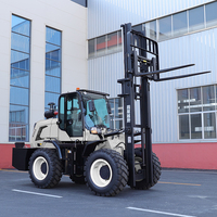Livraison d'usine Chariot élévateur tout-terrain 4x4 3 tonnes 4 tonnes 5 tonnes Bonne qualité Chariot élévateur tout-terrain 3,5 tonnes Diesel