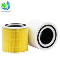 Purificateur d'air domestique avec filtre HEPA H13 compatible avec le filtre de remplacement LEVOIT Core 300 avec charbon actif pour éliminer les odeurs d'animaux