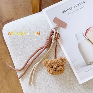 Meilleures Ventes : Porte-clés en peluche ours mignon avec corde tressée, poupée <span class=keywords><strong>de</strong></span> dessin animé, pendentif pour cordon <span class=keywords><strong>de</strong></span> téléphone portable, breloque <span class=keywords><strong>de</strong></span> sac et porte-clés <span class=keywords><strong>de</strong></span> <span class=keywords><strong>voiture</strong></span> - Product Image 5