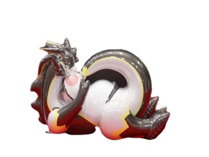 Dragon noir gonflable personnalisé, jouet animal gonflable avec poupée gonflable SPH <span class=keywords><strong>Goodra</strong></span>, durable pour l'affichage et la décoration - Product Image 1