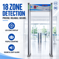 Détecteur de métaux pour aéroport SUN LEADER 18 zones, scanner corporel, détecteur de métaux XLD-E1