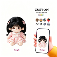 Jouets en peluche de poupées mignonnes à cheveux violets de style ancien, vente directe d'usine, jouets en peluche lestés, poupées anime personnalisées