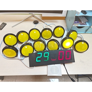 Parque de diversões interativo rápido mão olho coordenação agilidade levou luz botão jogo reação luzes para treinamento - Product Image 2