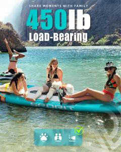 กระดานซัพแบบพกพาเป่าลมได้ รุ่น SP08/5 Infla สำหรับตกปลาในทะเล ผลิตตามสั่ง ขนาดตามต้องการ เป็นมิตรกับสิ่งแวดล้อม ใช้เทคโนโลยีดรอปสติทช์ ขายส่ง - Product Image 2