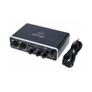 <span class=keywords><strong>Tarjeta</strong></span> <span class=keywords><strong>de</strong></span> <span class=keywords><strong>Sonido</strong></span> <span class=keywords><strong>Behringer</strong></span> UMC202HD, Interfaz <span class=keywords><strong>de</strong></span> Audio USB 2.0 <span class=keywords><strong>de</strong></span> 2 Entradas/2 Salidas con 2 Preamplificadores <span class=keywords><strong>de</strong></span> Micrófono Midas, Sistema <span class=keywords><strong>de</strong></span> PA para Estudio, Equipo Musical - Product Image 2