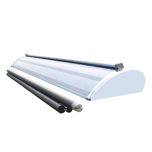 Soporte retráctil de aluminio portátil de 80*200cm con base ancha para publicidad Pull up Banner Display Roll up Banner Stand - Product Image 4