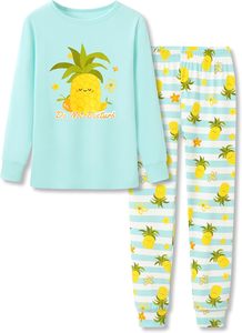 Ensemble de vêtements de nuit pour enfants de 4 à 14 <span class=keywords><strong>ans</strong></span> vêtements de nuit en carton pour enfants et filles pyjamas nouveau design de vêtements de nuit pour enfants à manches longues en vente en gros - Product Image 4