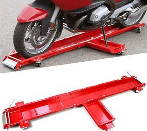 Carro de transporte de motocicletas de 567 kg con soporte central, para movimiento en <span class=keywords><strong>garaje</strong></span> y taller, y estacionamiento de rueda trasera - Product Image 6