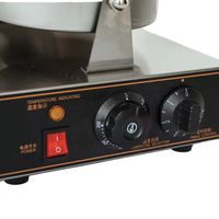 Machine à cornet de crème glacée à gaufres électrique antiadhésive commerciale