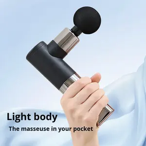 Pistolet de massage musculaire professionnel de haute qualité, moderne, mini, portable, marteau de percussion, relaxation musculaire, contrôle de la durée - Product Image 2