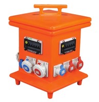 Boîte de distribution électrique industrielle mobile étanche de haute qualité SAIP/SAIPWELL IP65 63A, boîte combinée multi-prises