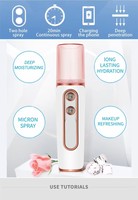 Vaporisateur facial nano riche en hydrogène avec recharge USB pour utilisation en voiture - Dites adieu à la sécheresse et à la terneur, révélez une peau éclatante à tout moment