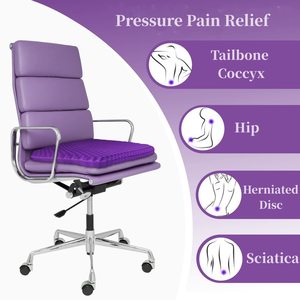 <span class=keywords><strong>Coussin</strong></span> de siège en gel alvéolé pare-balles |   <span class=keywords><strong>Coussin</strong></span> ultra doux de grande taille avec coussinets en gel rafraîchissant et housse rembourrée |   <span class=keywords><strong>Coussin</strong></span> orthopédique - Product Image 2
