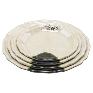 Service de table carré en mélamine de 6/7/8/9 pouces, art de l'encre orientale, ensemble complet, fabricant de plats profonds pour les accompagnements et les plats principaux - Product Image 6