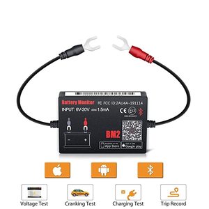Factory, QUICKLYNKS BM2 12V Battery Tester / <strong>Bluetooth</strong> 4.0 Car Battery Monitor for Battery Health Cranking /Charging <strong>Test</strong> - Product Image 2