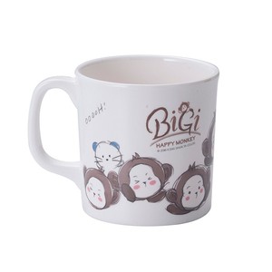Reusable <strong>Travel</strong> Camping Tea Water 11oz 330ml Customizad <strong>Personalised</strong> Melamine Coffee <strong>Cup</strong> with Handle - Product Image 3