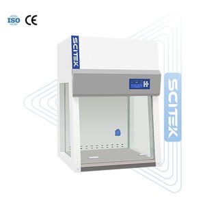 Gabinete de Flujo Laminar Vertical SCITEK, Superficie de Trabajo de 750 mm de Altura, Filtro HEPA, Puerta Corredera Frontal, Lámpara UV con Bloqueo, Acero Inoxidable - Product Image 2