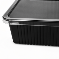 Boîte à lunch jetable massive de 500g sans BPA, réutilisable et micro-ondable pour rouleaux de viande préemballés en famille - Vente en gros à haute capacité