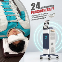 Máquina de Presoterapia de Cuerpo Completo con Entrenamiento Gratuito, Alivia la Hinchazón de las Piernas, Drenaje Linfático para Spa