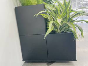 <span class=keywords><strong>Pot</strong></span> de fleurs en aluminium pour la décoration extérieure de la maison, jardin, assemblage en métal, grande taille - Product Image 5