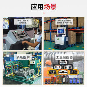 Manette à joystick mono-axe industrielle XD33 avec capteur tactile à effet Hall, poignée de commande pour équipement électrique - Product Image 5