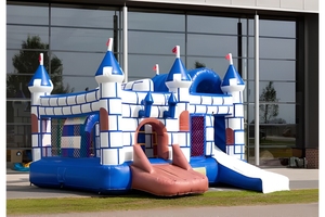 <span class=keywords><strong>Location</strong></span> de châteaux gonflables commerciaux pour fêtes, château gonflable <span class=keywords><strong>pas</strong></span> <span class=keywords><strong>cher</strong></span> et populaire avec souffleur d'air - Product Image 2