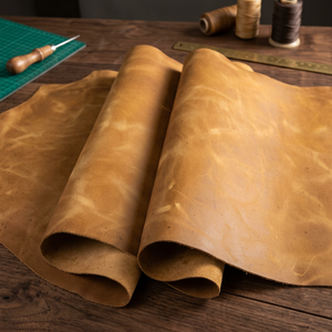 Cuir de vache véritable à 100% Matière première pour la décoration intérieure et l'artisanat Coupe-vent Taille et épaisseur personnalisables - Product Image 1
