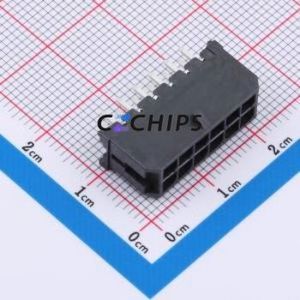 430451228 Wire-to-Board Pin Header Through hole Component (THT),P=3mm Connector 2x6P 3mm Through Hole Micro-Fit (MX 3.0) - Product Image 1