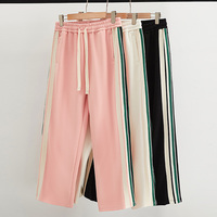 Service OEM personnalisé, pantalon cargo décontracté pour homme, rose, avec cordon de serrage, élastique, imperméable, respirant, pour le travail