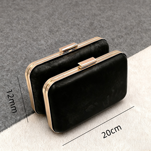 חלקי תיקים ואביזרים מיוחדים, מסגרת מתכת לתיק יד וקלאץ' עם מעטפת פלסטיק - Product Image 1