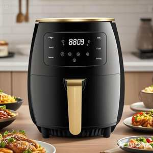 Friteuse à air numérique 1400W 6L avec écran tactile, multifonctionnelle et visible - Product Image 1