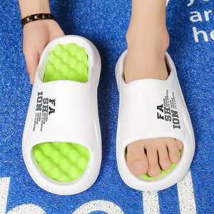 Sandales de plage pour hommes, mode, ouvertes, en EVA, antidérapantes, grandes tailles - Product Image 3