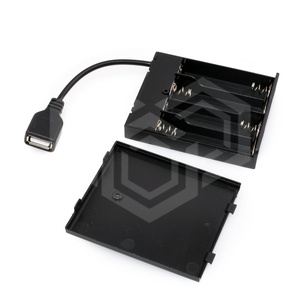 3V/4.5V/<span class=keywords><strong>6V</strong></span>/9V/12V 単三電池ホルダー 2/<span class=keywords><strong>3</strong></span>/4/6/8 電池用 カバー付きスイッチとUSBインターフェース付き - Product Image 2