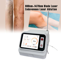 Laser endoveineux Evla pour phlébologie, laser diode 980 nm 1470 nm, traitement des varices par EVLT