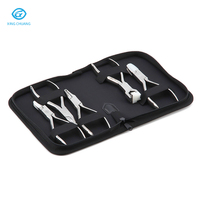 Ensemble de pinces d'atelier optique, kit d'entretien des lunettes de qualité professionnelle, outil de réparation des lunettes