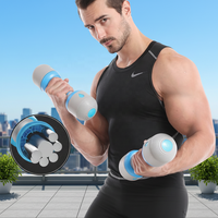 En gros, Nouveau Paire d'haltères en acier réglables à verrouillage rapide de 5 kg pour l'entraînement de force à domicile des femmes