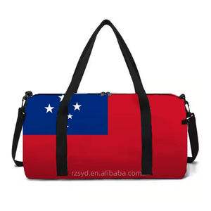 Borsa Sportiva Personalizzata con Bandiera di Samoa, Borsa da Palestra, <span class=keywords><strong>Borsone</strong></span> da Viaggio, Borsa Weekend Economica, Nuova Produzione all'Ingrosso - Product Image 1