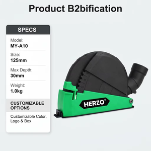 HERZO 125 มม.ผ้าโพกศพสําหรับเครื่องบดมุม 125 มม.เครื่องมืออุปกรณ์เสริมคุณภาพตัดเครื่องมือ - Product Image 5