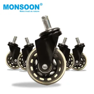 <span class=keywords><strong>Roulette</strong></span> pivotante industrielle en nylon Pu moyenne roulettes de <span class=keywords><strong>meubles</strong></span> en plastique Pu Pp <span class=keywords><strong>roulette</strong></span> robuste <span class=keywords><strong>pour</strong></span> l'industrie du bureau de l'hôpital - Product Image 1