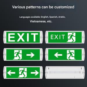 Nhà Máy bán hàng trực tiếp LED ABS khẩn cấp <span class=keywords><strong>Exit</strong></span> ánh sáng độ sáng cao có thể hoạt động vách ngăn dẫn ánh sáng khẩn cấp - Product Image 2