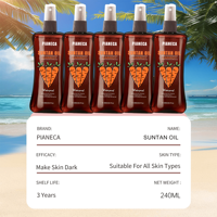 Spray autobronzant bio avec ingrédients naturels et biologiques, marque privée, 200 ml, pour raffermir et nourrir le corps, convient à tous les types de peau