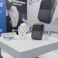 Imprimante thermique sans fil Bluetooth KAIMA, étiqueteuse de poche pratique et adaptable, réglage automatique de la densité, 15-55 mm