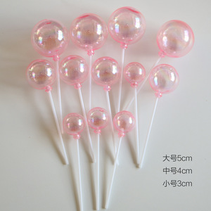 12 Decoraciones Esféricas Coloridas para Pasteles con Perlas, Ideales para Fiestas de Cumpleaños y Decoraciones de Bodas. - Product Image 2