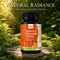 Comprimés de vitamines aux fruits rouges mélangés, format voyage, flacon de 60 unités, pot de 90 unités
