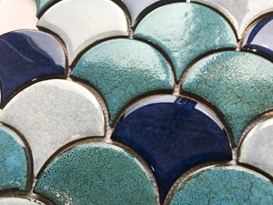 Gạch Ốp Lát Trộn Màu Xanh Dương Vật Liệu Gốm Khảm - Product Image 3