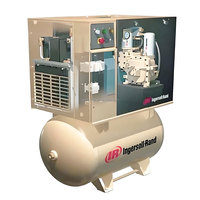 Ingersoll Rand Compresor de aire de tornillo con inyección de aceite de 4kW, 8bar, 0,55 M ³/min, secador opcional, receptor de aire de 272L