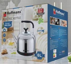 Bollitore Elettrico Hoffmans Africa 6 Litri 2000W, Riscaldamento Rapido, Acciaio Inossidabile Lucido, Funzione di Spegnimento Automatico - Product Image 6