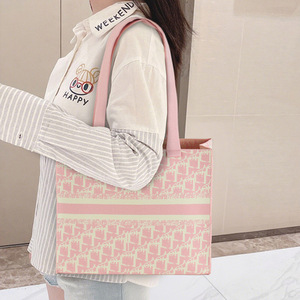 Zequel Beliebtes Hahnentritt-Muster für Polyester-Karten-Umhängetaschen Modische gestrickte Damen-Einkaufstasche mit großer Kapazität - Product Image 3